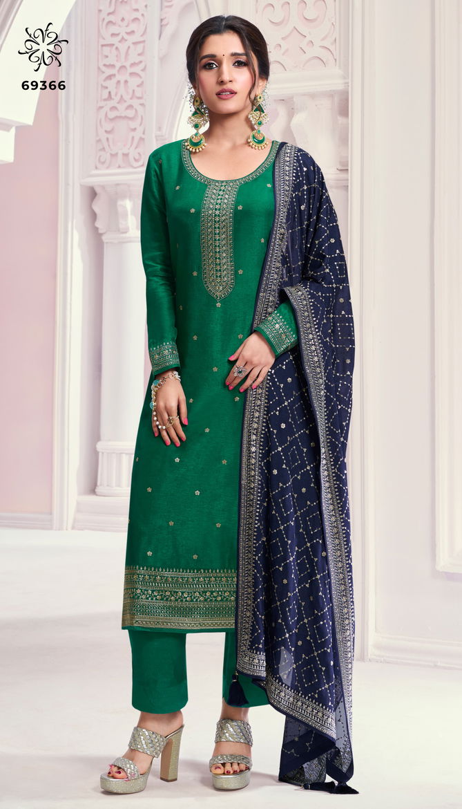 Siya By Vinay Kuleesh Embroidered Silk Designer Salwar Kameez Wholesalers In Delhi
